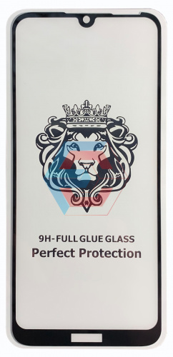 Защитное стекло 9D для Huawei Y6s Черный тех. упаковка