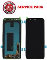 дисплей + сенсор samsung a605 galaxy a6+ (2018) чорний оригінал 100% service pack gh97-21878a - стоимость, партномер