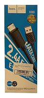 USB-кабель Hoco X88 Gratified micro Чорний