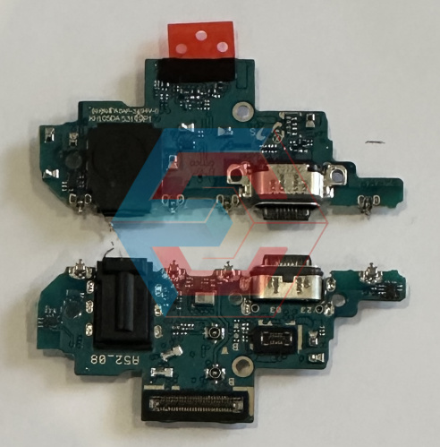 Нижняя плата Samsung A525 с конектором зарядки + микрофон + компоненты