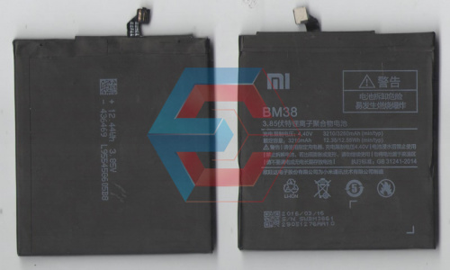 Батарея (аккумулятор) BM38 для Xiaomi 4s 4.4v 3210mAh оригинал Китай - ёмкость, состояние, распиновка