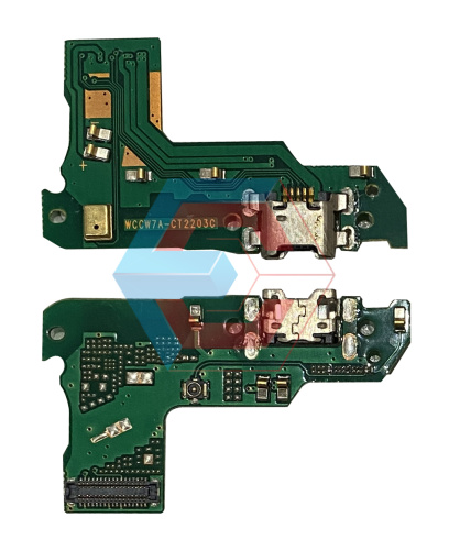 Нижняя плата Huawei Honor 7A Pro/Honor 7C (AUM-L29/AUM-L41) с конектором зарядки + микрофон 