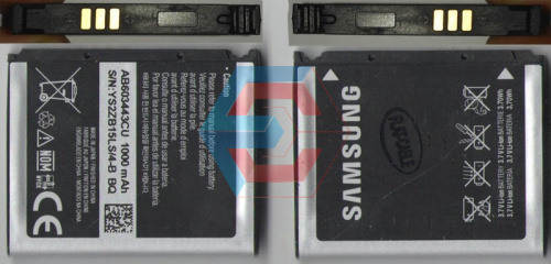 Батарея (аккумулятор) AB603443CE Samsung G800, M8910, S5230 1000mAh Б.У Батарея (аккумулятор) AB603443CE Samsung G800, M8910, S5230 1000mAh Б.У