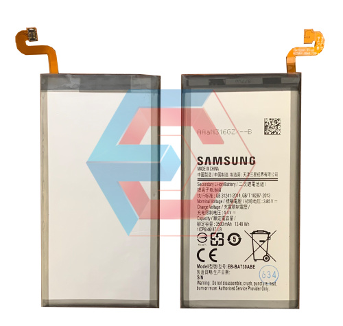 Батарея (акумулятор) EB-BA730ABA для Samsung Galaxy A8 Plus (2018) 3500 mAh оригінал Китай Батарея (акумулятор) EB-BA730ABA для Samsung Galaxy A8 Plus (2018) 3500 mAh оригінал Китай - ёмкость, состояние, распиновка
