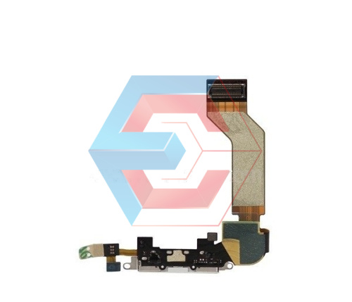 Шлейф зарядки iPhone 4 белый 