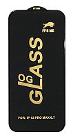 Защитное стекло ITS ME для iPhone 12 Pro Max  Черный