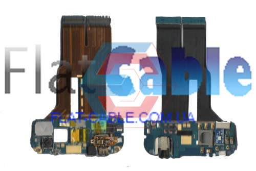 Шлейф HTC S510b Rhyme , межплатный, коннектора наушников, с компонентами Б.у