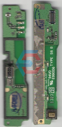 Нижняя плата Lenovo P780 + микрофон+вибро б.у