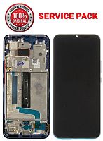 дисплей + сенсор xiaomi mi 10 lite (m2002j9g, m2002j9s, m2002j9e) синій у рамці service pack aaaa - стоимость