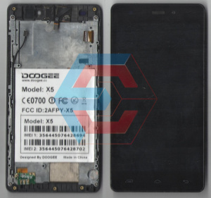 Дисплей + сенсор Doogee X5 (Black) Б.у Дисплей + сенсор Doogee X5 (Black) Б.у