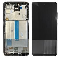 дисплей + сенсор samsung a525 a526 a528 a52 incell чорний у рамці (prc) - стоимость