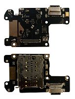 Нижняя плата Xiaomi Mi 9T (2019) с конектором зарядки + микрофон 