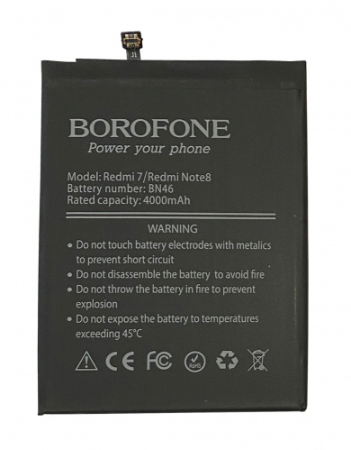 Батарея (аккумулятор) BN46 для Xiaomi Redmi 7 / Redmi Note 6 / Redmi Note 8 3900 mAh (Borofone) - ёмкость, состояние, распиновка