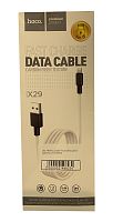 USB-кабель (шнур) Hoco X29 Superior Lightning (1m) Білий
