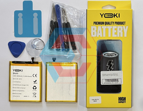 Батарея (акумулятор) BN49 для Xiaomi Redmi 7A 3900 mAh (Yoki) - ёмкость, состояние, распиновка
