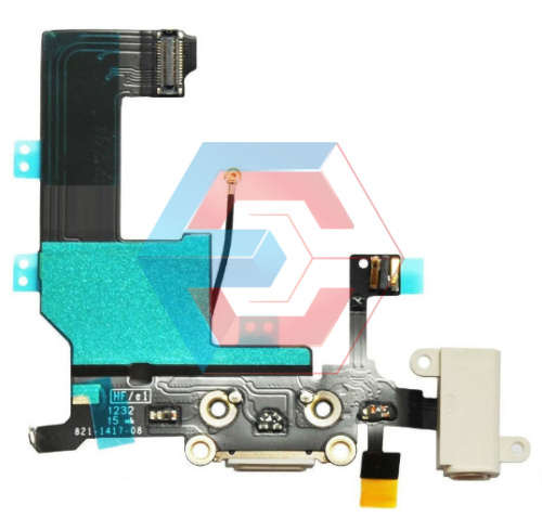 Шлейф зарядки/USB с разьёмом Hands-Free для iPhone 5 белый