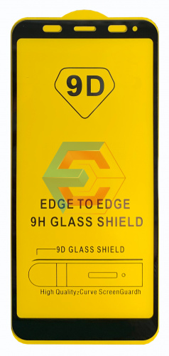 Защитное стекло 9D для Xiaomi Redmi 5 Plus Черный (Тех пак) 