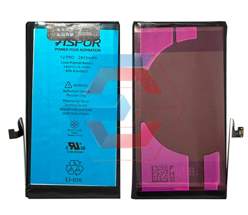 Батарея (акумулятор) для iPhone 12/12 Pro (Aspor High Quality) - ёмкость, состояние, распиновка