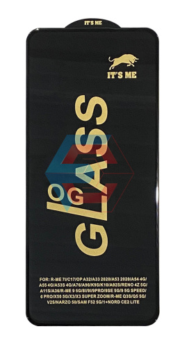 Защитное стекло ITS ME для Realme 8i / Realme 9i / Realme Narzo 50 Черное