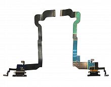Шлейф iPhone X с Черным разъемом зарядки и микрофоном Оригинал (Used)