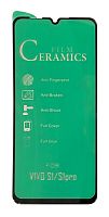 Защитное стекло Film Ceramic для Realme XT/ Vivo S1/ S1 pro (Samgung A20/A30) Черное Без упаковки