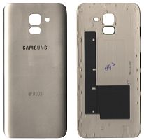 Крышка задняя Samsung J600 Galaxy J6 Золотая PRC