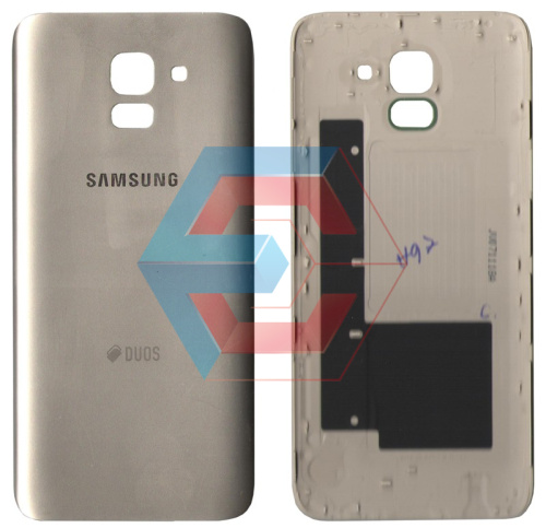 Крышка задняя Samsung J600 Galaxy J6 Золотая PRC