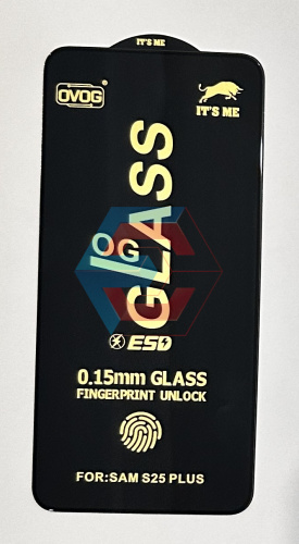 Защитное стекло ITS ME для Samsung S25 Plus / Samsung S24 Plus Чорний