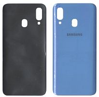Крышка задняя Samsung A205 Galaxy A20 (2019) Синяя Оригинал Китай