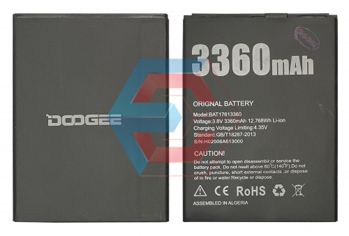 Батарея (аккумулятор) Doogee X30 - ёмкость, состояние, распиновка