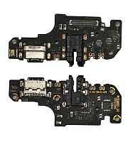 Нижняя плата Xiaomi Mi 10T Lite с конектором зарядки + микрофон + компоненты
