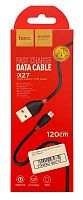 USB-кабель (шнур) Hoco X27 Excellent Micro Чорний