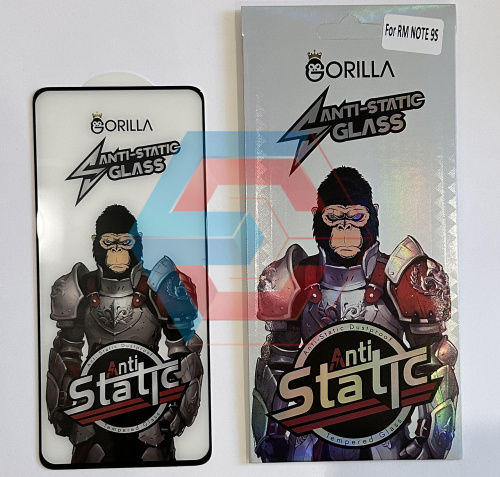 Защитное стекло GORILLA для Xiaomi Redmi Note 9S / Note 9 Pro / Note 9 Pro Max / Note 10 Pro Черный