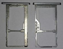 SIM-держатель (каретка) Meizu M2 mini, M578U M578 серого цвета