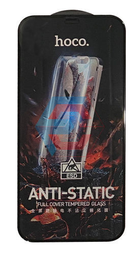 Защитное стекло Hoco G10 HD Anti-static для iPhone 12/12 Pro Черное (тех. упаковка)