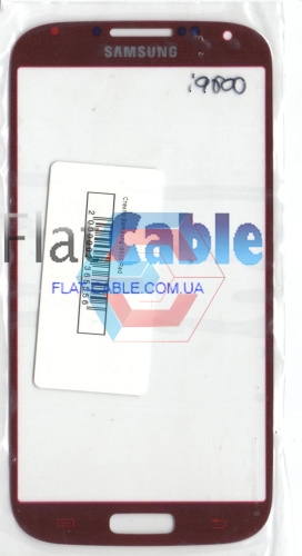 Стекло тачскрина для Samsung i9500 Red