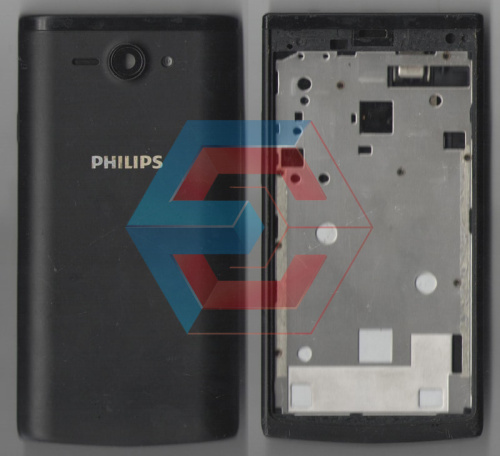 Корпус в сборе Philips S388 Черный Б.У