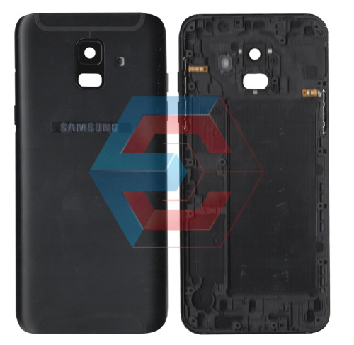 Крышка задняя Samsung A600F Galaxy A6 (2018) Черная