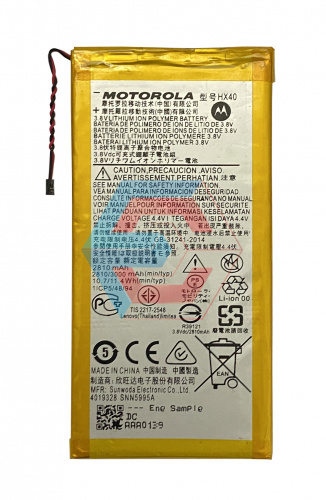 Батарея (аккумулятор) Motorola Moto X4 / XT1900-1 / XT1900-6 / XT1900-7 / HX40 (AAAA) - ёмкость, состояние, распиновка