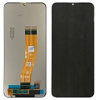 дисплей + сенсор samsung a042 galaxy a04e чорний 100% service pack - стоимость, партномер