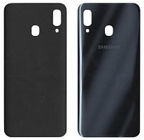 Крышка задняя Samsung A305 Galaxy A30 (2019) Черная оригинал PRC