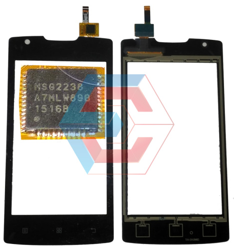 Сенсор Lenovo A1000m чёрный Микросхема MSG2238