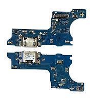 Нижняя плата Samsung A015 (2020) с конектором зарядки + микрофон + компоненты, Оригинал (PRC)