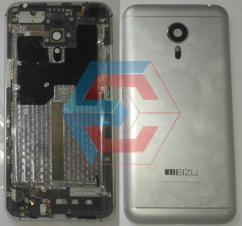 Крышка задняя Meizu MX5 серого цвета