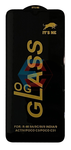 Захисне скло ITS ME для Xiaomi Redmi 9A / Redmi 9С / Redmi 10A/ Poco C3 Черный Захисне скло ITS ME для Xiaomi Redmi 9A / Redmi 9С / Redmi 10A/ Poco C3 Черный