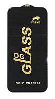 Захисне скло ITS ME для iPhone 12 / iPhone 12 Pro Чорне