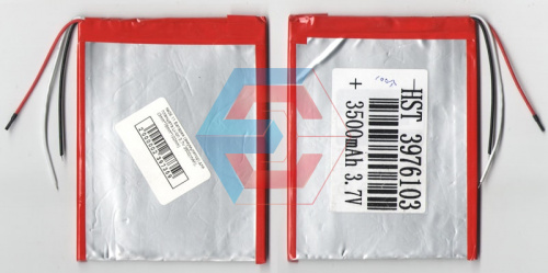 №06.11 Батарея (аккумулятор) для планшета Li-ion 3,7V 3500mAh (3mm*78mm*100mm) на 3 контакта - размер, ёмкость, состояние, распиновка