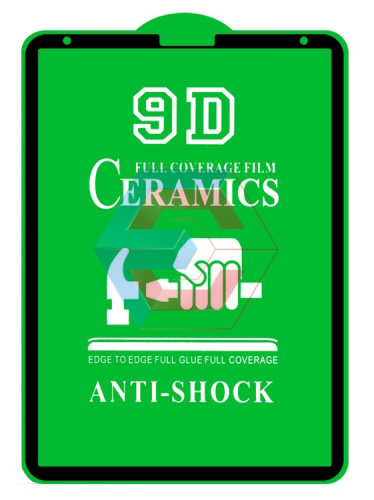 Защитное стекло CERAMIC для iPad Pro 11 Черное