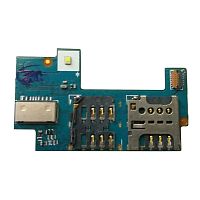 Нижняя плата Sony E2105 Коннектор SIM-карты Б.У