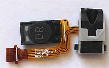 Шлейф Samsung J200H, J200F, J200G, J200Y с коннектором наушников и динамиком Б.у